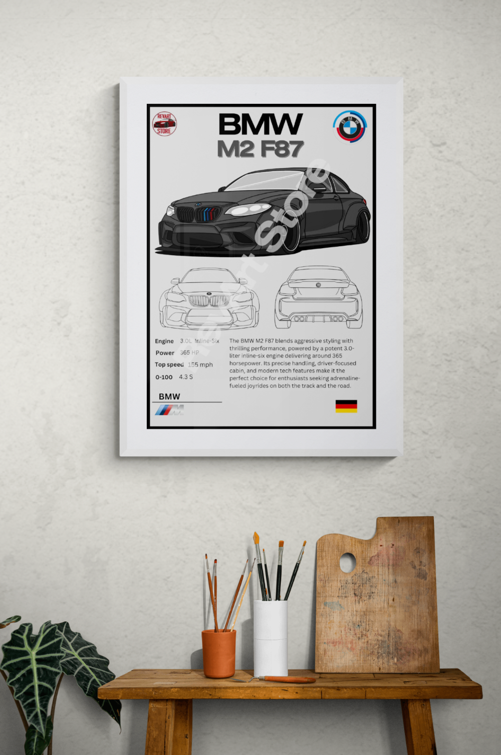 BMW M2 F87 Poster