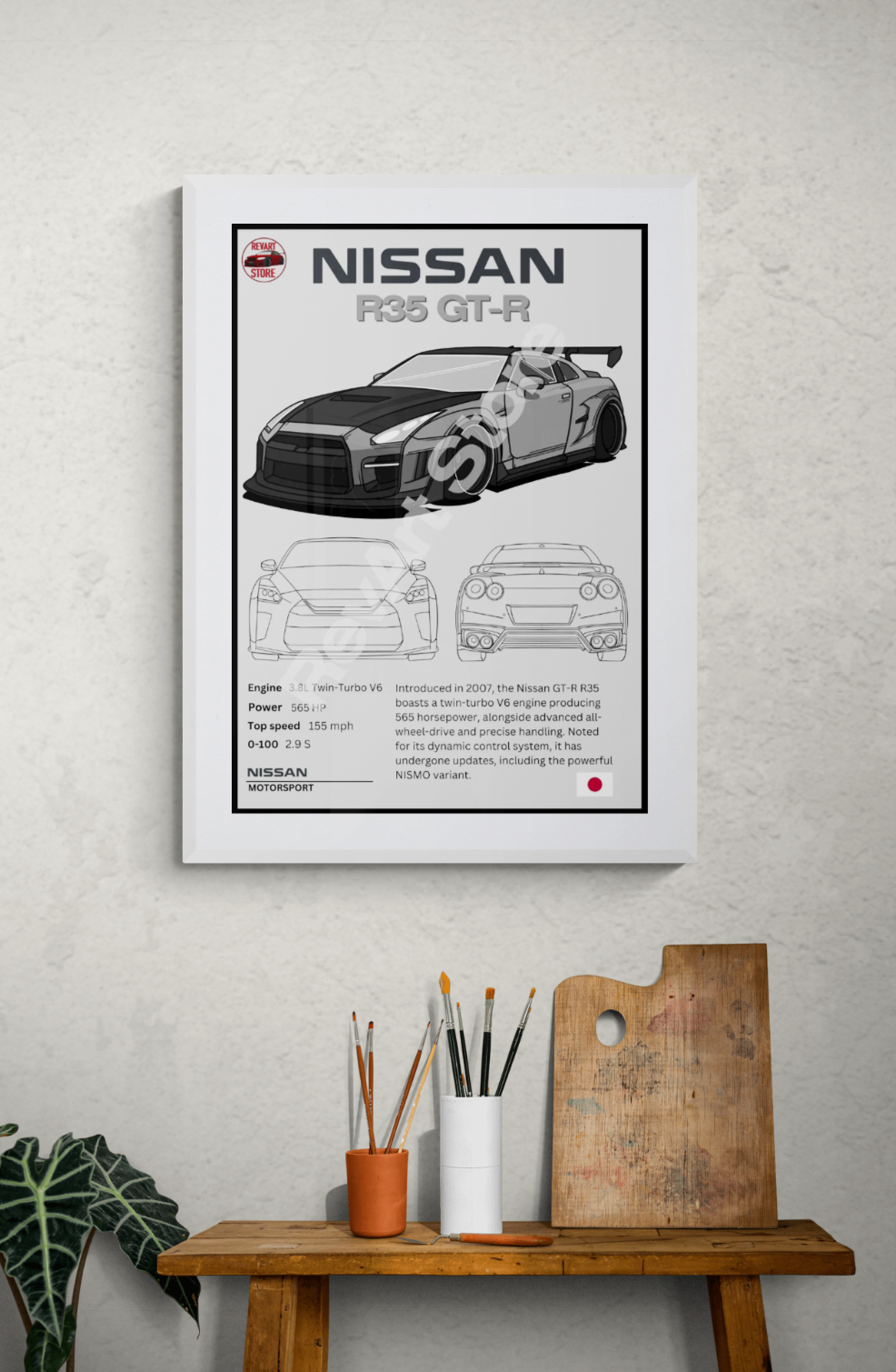 Nissan R35 GT-R Poster